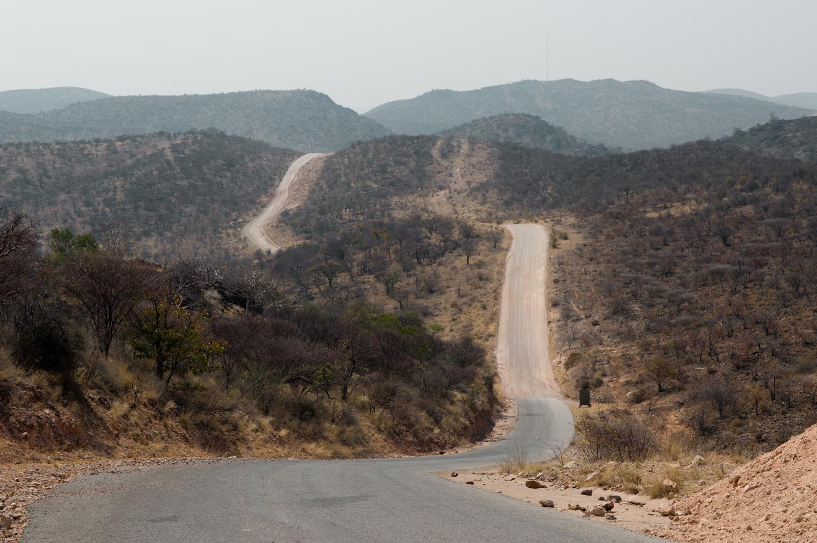 Road between Opuwo and Sesfontein